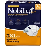 3XL Bariatric Adult Diapers Case Of 32 Disposable Briefs With Tabs Max Absorbenc. Fixed Price $85.19.
