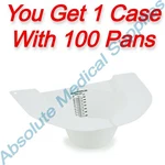 *100-PACK* Medline Specimen Collector Deluxe Pan For Urine & Stool DYND36605. Fixed Price $84.99.
