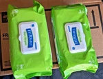 Medline Fitright Aloe Personal Cleansing Cloth 2 Pack - 100 Wipes. Fixed Price $10.00.