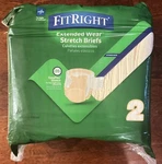 2 Bags Fitright Extended Wear Adult Incontinence Briefs 40CT Total Sz L/xl/xxl. Fixed Price $45.99.