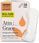 Attn: Grace Ultimate Incontinence Pads For Women, 28-PACK High Absorbency, Bre. Fixed Price $27.59.