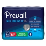 Prevail Disposable Underwear Male Small/medium Maximum 20 Ct. Fixed Price $17.97.