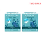 Natracare Ultra Pads Super 12 Ct (pack Of 2) Organic Cotton With Wings. Fixed Price $15.99.