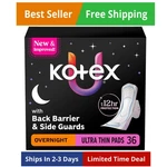 Overnight Pads With Wings Extra Heavy Absorbency 36 Count Kotex Ultra Thin. Fixed Price $16.90.