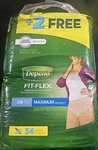 Depend Fit-flex Women's Underwear Maximum Absorbency Dry Comfort S/m 34 Count. Fixed Price $24.99.