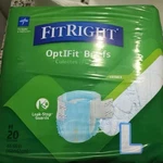 20 Ct Medline Fitright Ultra Adult Diapers Large 44-56IN Incontinence Tabs. Fixed Price $29.98.