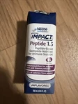 Nestle Impact Peptide 1.5 Tube Feeding Formula Unflavored 250 Ml Carton 24. Fixed Price $200.00.