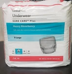 Cardinal Sure Care Plus 1625 Adult Disposable Pull Up Underwear Diapers Xl 14 Ct. Fixed Price $19.99.