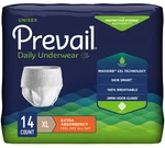 Prevail Protective Underwear X-l 58-68IN #PV-514 Bag Of. Fixed Price $21.99.
