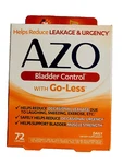 Azo Bladder Control With Go-less Supplement Capsules 72 Count Exp 07/26. Fixed Price $124.98.