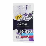 Always Discreet Bladder Protection: 2 Pads 1 Liner Very Light - 3 Count. Fixed Price $6.99.