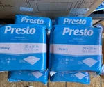 50 Counts Presto Heavy Underpads 30" X. Fixed Price $49.99.