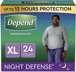 Depend Defense Adult Incontinence Underwear For Men, Overnight, Disposable. Fixed Price $69.95.