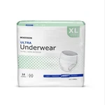 Mckesson Ultra Adult Absorbent Underwear, Xl 58-68 Inch, Heavy Abs, 56CT. Fixed Price $35.00.