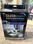 Medline Silvertouch 32X36" Latex-free Washable Antimicrobial Underpad-kill Germs. Fixed Price $22.99.
