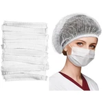 300 Pcs Disposable Bouffant 24 Inch Non Woven Hair Net Caps Elastic Free .... Fixed Price $37.27.