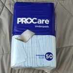 Procare Blue Disposable Underpads 21"X34" Large Size CRF-150 Pack Single Use. Fixed Price $6.00.