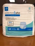 Medline Protection Plus Classic Protective Underwear, 2X Large, 12 68"-80". Fixed Price $23.50.