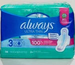 Always Ultra Thin Feminine Pads For Women,size Extra Long Super 38 Count. Fixed Price $18.99.