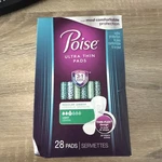 Poise Ultra Thin Postpartum Incontinence Pad - Light Absorbency, 28 Count. Fixed Price $13.50.