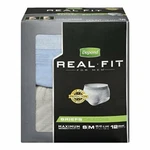 Depend Real Fit Briefs Maximum Absorbency, Small Medium, 12. Fixed Price $31.96.