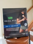 Depend For Men Real Fit Briefs Maximum Absorbency Small Medium 12 Ct. Fixed Price $17.99.