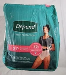 Depend Women Fresh Protection Underwear Size S-p, 25X, 19CT New. Fixed Price $19.00.