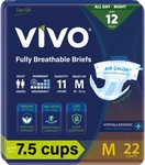 Vivo Organic Cotton Overnight Sensitive Skin Adult Incontinence Diaper Briefs.... Fixed Price $70.52.