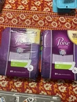 2 X Poise Daily Incontinence Panty Liners, Very Light Absorbency, Long 81 Ct. Fixed Price $35.99.