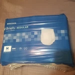 Mckesson Briefs Regular Adult Diapers Disposable Medium (pack Of 24) Brclmd. Fixed Price $12.99.