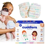 Happy Hues Cuddlers Disposable Diapers Size 2,12 18 Lbs Baby With She.... Fixed Price $43.39.