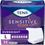 Tena Sensitive Care Overnight Incontinence Underwear For Women LARGE-*32 Count*. Fixed Price $25.49.