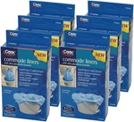 Carex Health Brands Commode - 42 Toilet LINERS(6 Boxes Of 7 Count) Fits. Fixed Price $88.74.
