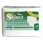 Select Youth Disposable Absorbent Underwear Large 44'' - 54'' BG/18 #2606. Fixed Price $24.49.