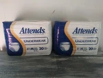 Attends APV20 Underwear Medium 34"-44" Lot Of Count Total 40. Fixed Price $19.99.