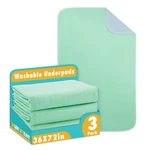 Washable Underpads, 36" X 72", Pack - Heavy Absorbency Reusable Bedwetting .... Fixed Price $55.76.