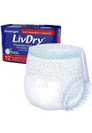 Livdry Adult Xxl Incontinence Underwear, Overnight 2X-LARGE (12 Count). Fixed Price $60.00.