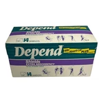 Kimberly-clark Depends Shield Extra Absorbency Bladder Control Vintage New 1990. Fixed Price $32.56.