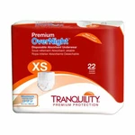 Tranquility Premium Overnight Adult Underwear, X-small 17 28 Inch 44 Count. Fixed Price $43.90.