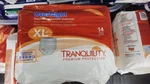 Pack Tranquility Premium Overnight Adult Underwear X-large 48''66''56 Diaper. Fixed Price $75.75.