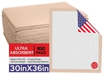 Case Of 100 30X36 Ultra Heavy Absorbency Adult Incontinence Disposable Underpads. Fixed Price $66.45.