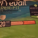 Prevail Per-fit Adult Underwear Size Extra Large PF-513 Case (4 Pkgs.) 80CT.. Fixed Price $39.00.