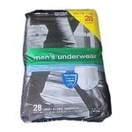 Cvs Men's Maximum Absorbency Underwear 28-PACK, Size L/xl, Fits Waist 38"-64". Fixed Price $11.00.