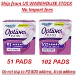 Equate Options Women's Incontinence Pads, Ultimate Absorbency, Long Length. Fixed Price $34.97.
