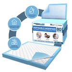 80 Pack Ultra Absorbent Small Pee 22"X22" Pet Underpads Puppy Dog Training. Fixed Price $23.95.