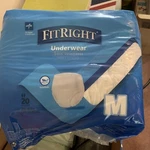 Medline Fitright Unisex Ultra Underwear Briefs Size 28"-40" Medium 20 Count Pack. Fixed Price $19.95.