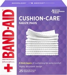 Band-aid Brand Cushion Care Non-stick Gauze Pads, 3X3 Inch (pack Of 25). Fixed Price $12.48.