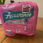 Women's Equate Assurance Underwear With Odor Guard Size 2XL - (12 In Pack ). Fixed Price $9.72.