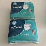 Lot Of 2- (40) Count Packages Attends Underwear Heavy Size 34-46. Fixed Price $14.00.