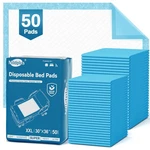 Disposable Bed 50 Count Super Absorbent Underpads Mildplus. Fixed Price $51.99.